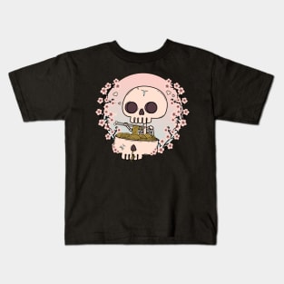 skeleton ramen Kids T-Shirt